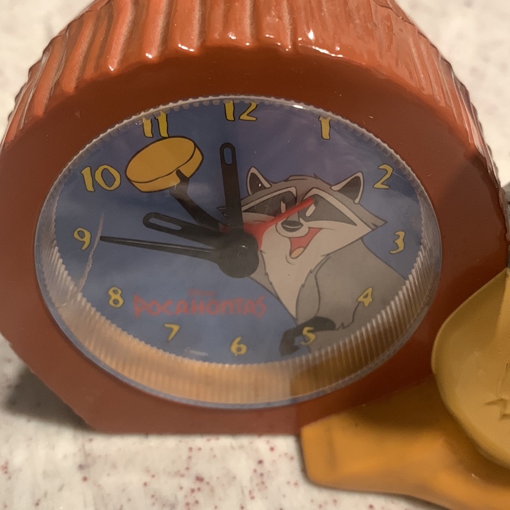 1995 Disney Pocahontas Deluxe musical alarm clock - Picture 2 of 4